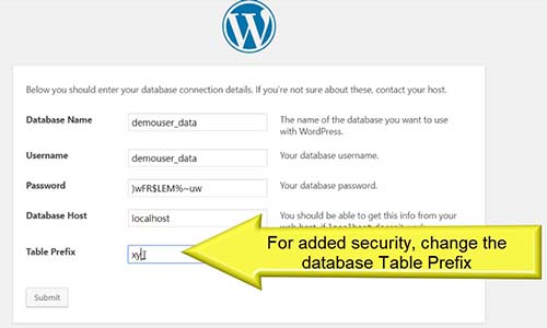 wordpress-enter-database-connection-details